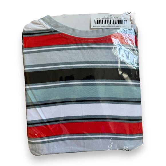Little Sleepies Winter Stripes Pajama Set HTF 18-24 Months NIB - Picture 2 of 2